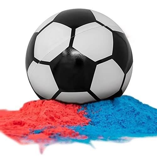 Gênero Revelar Adereços Confetti Powder Filler 14*14*14cm Futebol para celebrações do bebê