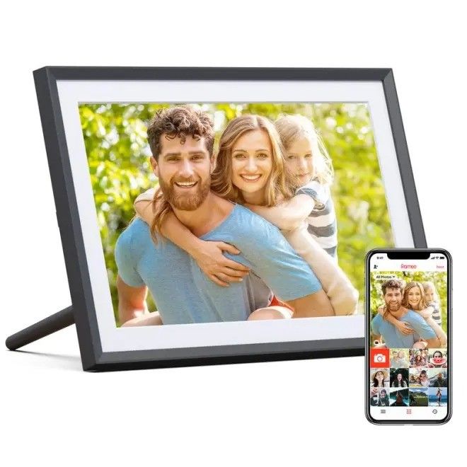 Fornecimento a granel 10 polegadas 16g WiFi LCD Cloud Video Download Frameo Quadro de fotografia digital