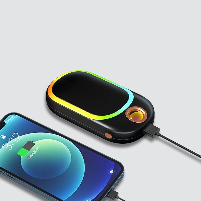 Banco de energia de aquecedor de mão de uso doméstico aquecedor portátil elétrico USB recarregável para uso ao ar livre