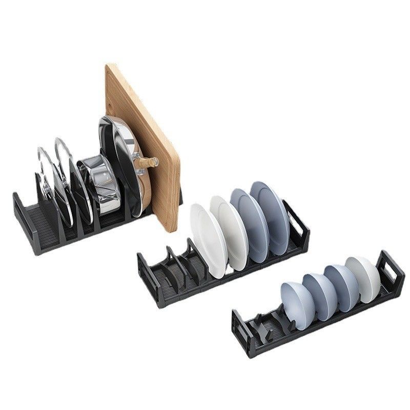 48*16*9,5 cm Portador de pratos para armário de cozinha gaveta de louça portador retrátil