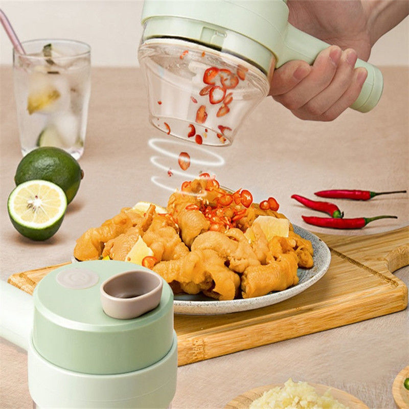 ABS 2023 Hot Gatling Máquina de cozinha multifuncional para uso doméstico Puré de alho elétrico Agitação automática de alho