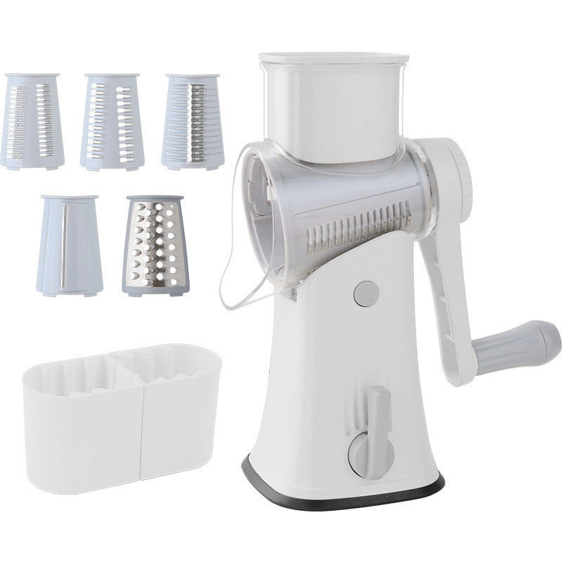 Multifuncional 5 em 1 cortador de vegetais chopper com triturador tipo tambor rotativo