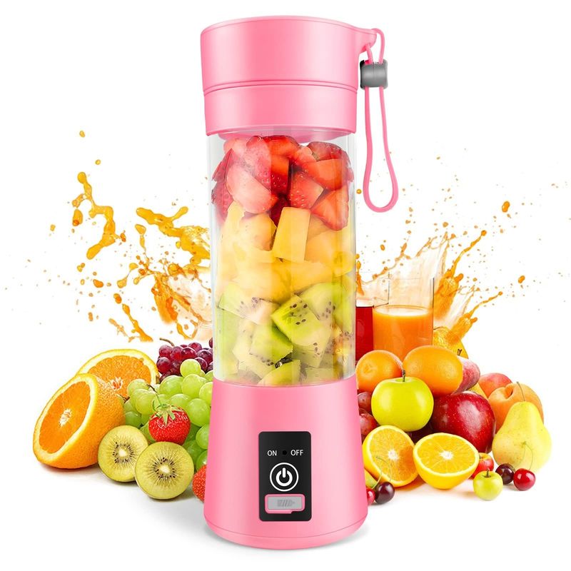 380 ml de capacidade Mini Blender USB Recarregável Suco de Frutas Cup Juicer portátil para casa