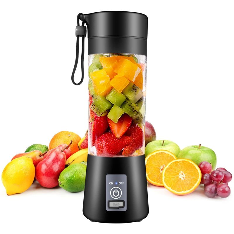 2/4/6 Lâmina Mini USB Recarregável Home Mixer e Mixer para suco verde portátil